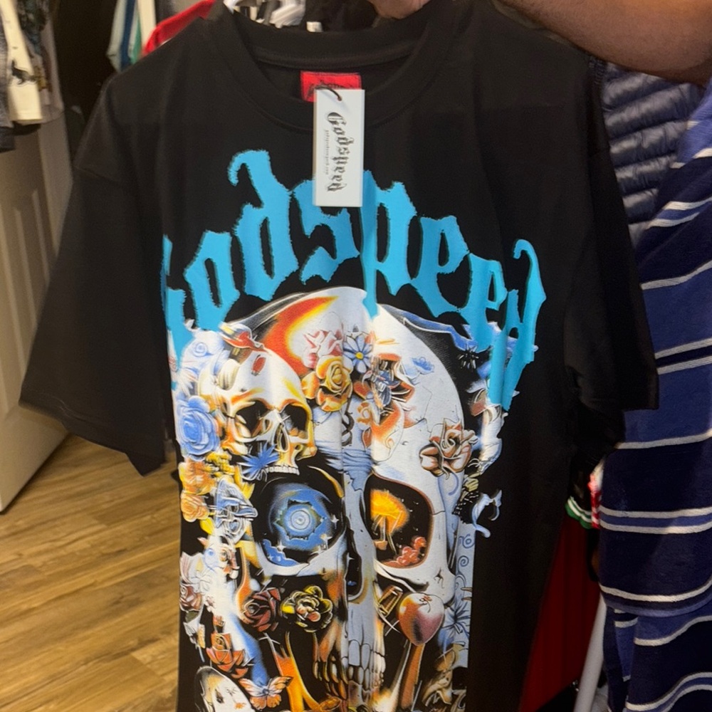 Godspeed Black Skull Graphic T-Shirt